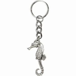 Pewter Seahorse Key Chain