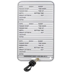 Innovative Scuba Divers Slate with Swivel Gate Clip